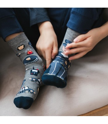 Art. 014 CE382 26-28 MELANŻ SZARY - POLICJANT