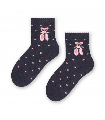 Art.138 KP340 20-22 MELANŻ JEANS - BALETKI