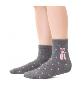 Art.138 KP339 20-22 MELANŻ SZARY - BALETKI