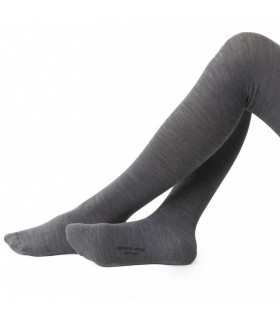 Art. 130 BK003 XXL 156 - 168 SZARY - RAJSTOPY DAMSKIE Z WEŁNY MERINO