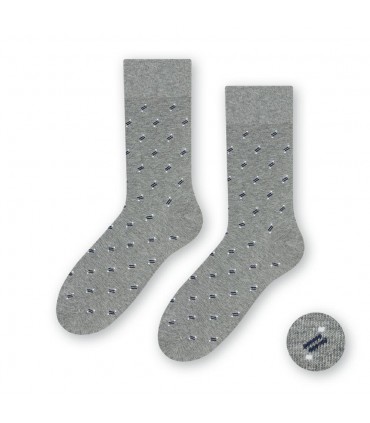 Art.056 HC211 39-41 MELANŻ SZARY - DELIKATNY ŚCIĄGACZ