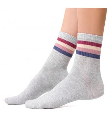 Art. 026 NB222 38-40 MELANŻ JASNY SZARY