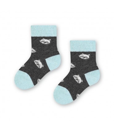 Art.138 KO283 17-19 MELANŻ CIEMNY SZARY