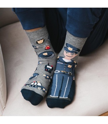 Art. 014 CG382 32-34 MELANŻ SZARY - POLICJANT