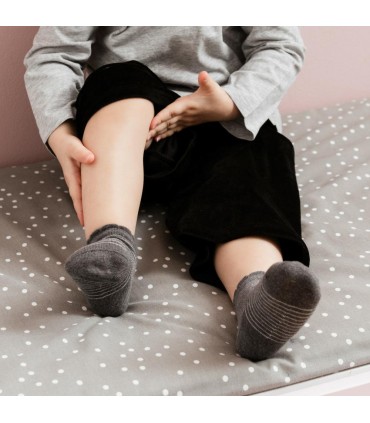 Art.138 KS261 11-13 MELANŻ SZARY - SREBRNE PASKI