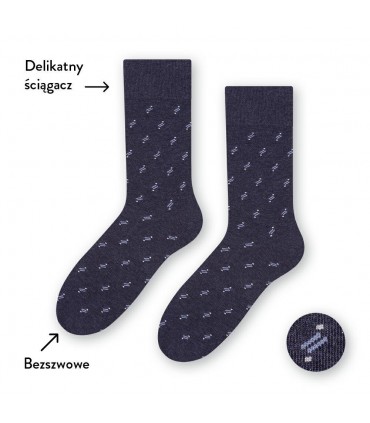 Art.056 HC213 39-41 MELANŻ JEANS - DELIKATNY ŚCIĄGACZ