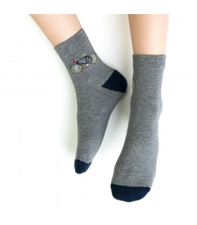 Art. 014 CF398 29-31 MELANŻ SZARY - ROWEREK