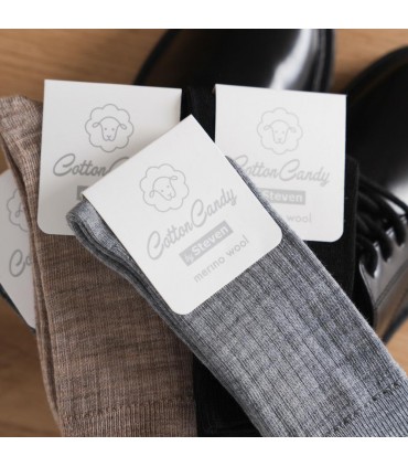 Art.130 GE014 32-34 MELANŻ JASNY SZARY - BEZUCISKOWE W PRĄŻEK