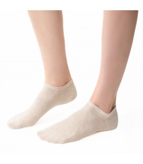 Art. 174 EU001 35-37 ECRU - STOPKI Z LNEM I BAWEŁNĄ