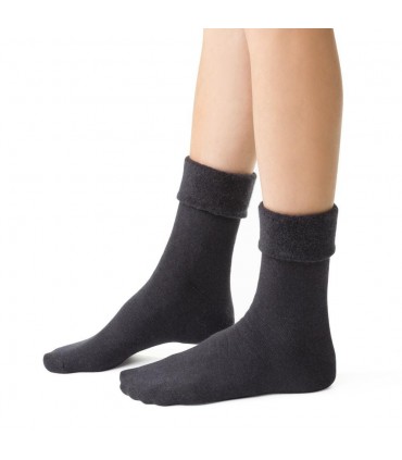 Art. 110 SL014 38-40 MELANŻ GRAFIT - SKARPETKI FROTTE