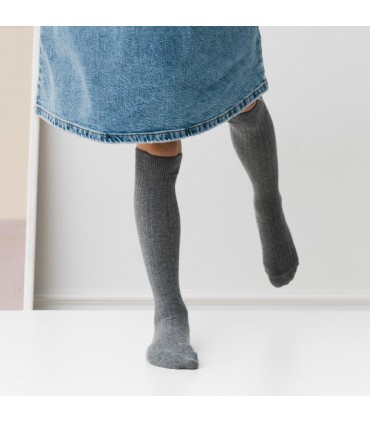 Art. 072 YK008 32-34 MELANŻ SZARY - BEZUCISKOWE W PRĄŻEK