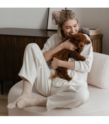 Art..093 TF046 35-37 MELANŻ BEŻ - KRATKA