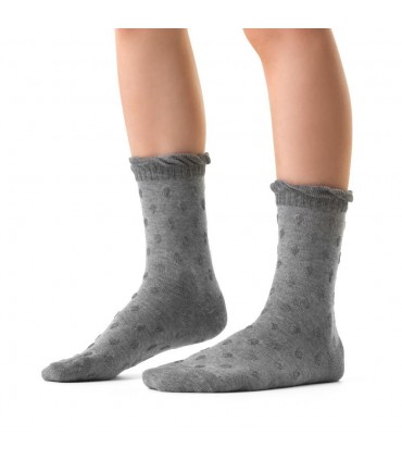 Art.138 KP372 20-22 MELANŻ SZARY - 3D Z FALBANKĄ