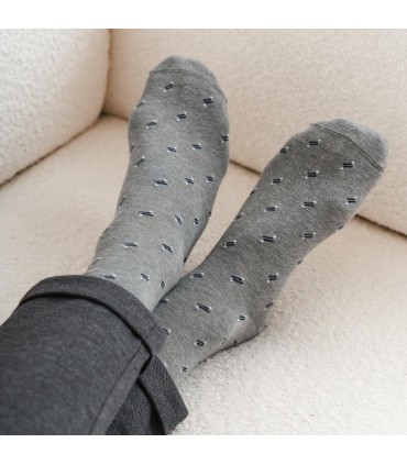 Art.056 HC211 39-41 MELANŻ SZARY - DELIKATNY ŚCIĄGACZ