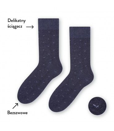 Art.056 HC224 39-41 MELANŻ JEANS - DELIKATNY ŚCIĄGACZ