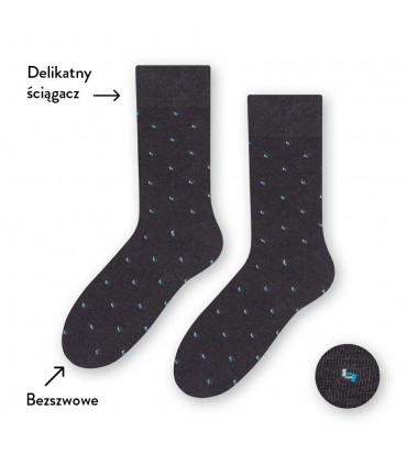 Art.056 JC228 45-47 MELANŻ GRAFIT - DELIKATNY ŚCIĄGACZ