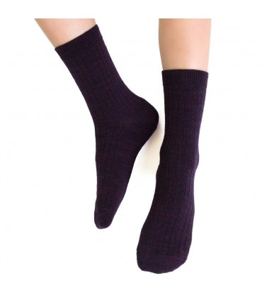 Art.130 MD031 23-25 MELANŻ  FIOLETOWY - BEZUCISKOWE W PRĄŻEK