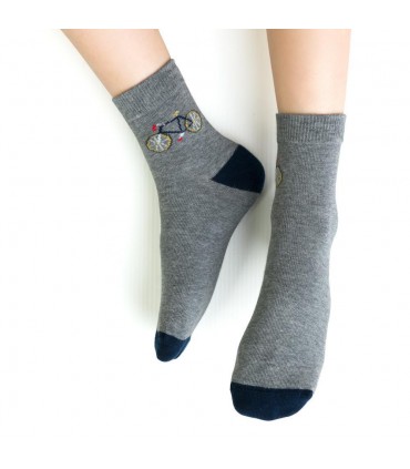 Art. 014 CF398 29-31 MELANŻ SZARY - ROWEREK