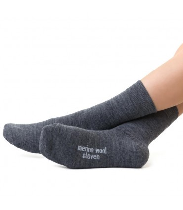 Art.130 GE009 32-34 MELANŻ CIEMNY SZARY