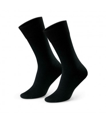Art. 130 LR01 44-46 CZARNY - SKARPETY GARNITUROWE Z WEŁNY MERINO
