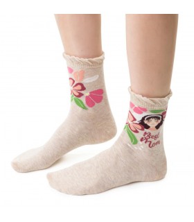 Art.136 CN134 35-37 MELANŻ JASNY BEŻOWY - DZIEŃ MATKI