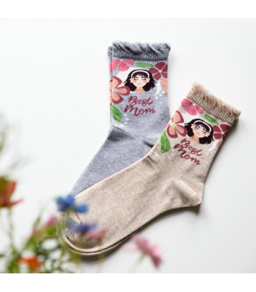 Art.136 CN134 35-37 MELANŻ JASNY BEŻOWY - DZIEŃ MATKI