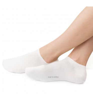 Art. 174 ZN007 44-46 ZŁAMANA BIEL - STOPKI Z LNEM I BAWEŁNĄ