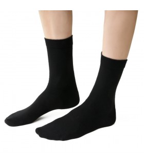 Art. 194 JS003 35-37 CZARNY - SKARPETY Z LNU I BAWEŁNY