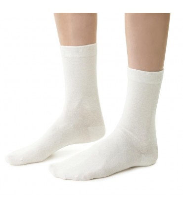 Art. 194 JS001 35-37 ZŁAMANA BIEL - SKARPETY Z LNU I BAWEŁNY