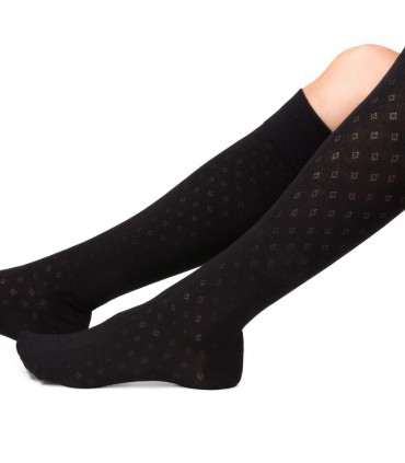 Art.072 OM013 35-37 CZARNY - AŻUROWY WZÓR