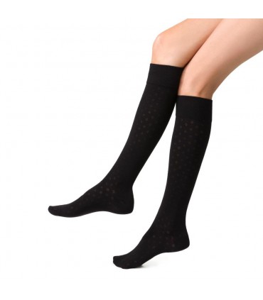 Art.072 OM013 35-37 CZARNY - AŻUROWY WZÓR