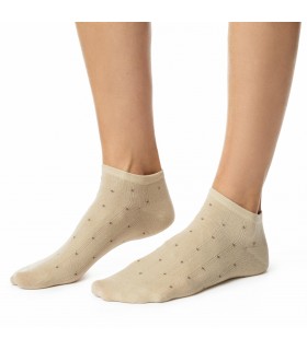 Art. 114 KH176 38-40 BEŻ - STOPKI DAMSKIE WZOROWANE