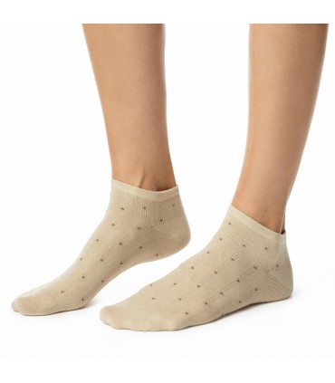 Art. 114 KG176 35-37 BEŻ - STOPKI DAMSKIE WZOROWANE