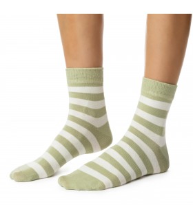 Art. 099 DP133 35-37 ZIELONY - SKARPETKI DAMSKIE W PASKI