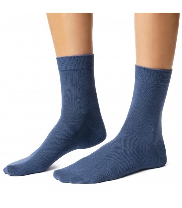 Art. 037 L06 35-37 JEANS - SKARPETKI BAWEŁNIANE GŁADKIE