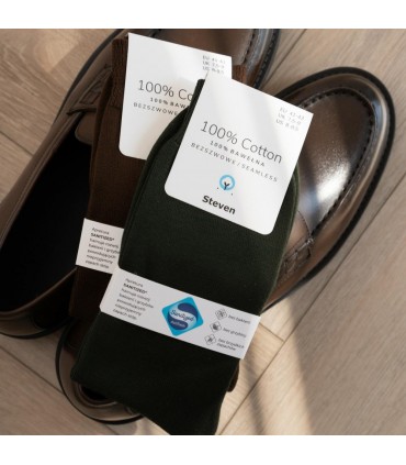 Art. 055 P042 41-43 BUTELKOWA ZIELEŃ - SKARPETY 100% BAWEŁNY