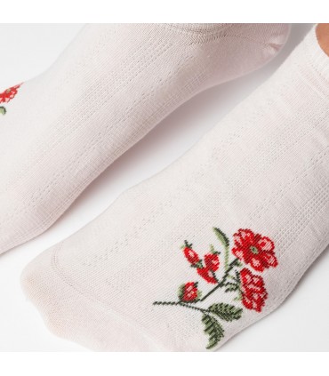 Art. 017 OZ043 38-40 JASNORÓŻOWY - STOPKI Z KWIATEM