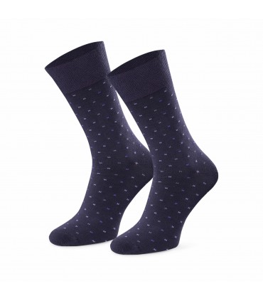 Art.056 JC270 45-47 FIOLET - SKARPETY MĘSKIE WZOROWANE