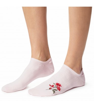 Art. 017 OZ043 38-40 JASNORÓŻOWY - STOPKI Z KWIATEM