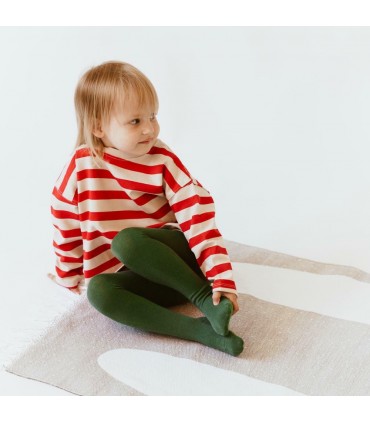 Art. 023 FC030 92-98 CIEMNY ZIELONY - RAJSTOPY DZIECIĘCE GŁADKIE