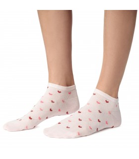 Art. 114 KH179 38-40 JASNY RÓŻOWY - STOPKI DAMSKIE WZOROWANE