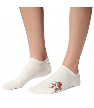 Art. 017 OY042 35-37 ECRU - STOPKI Z KWIATEM