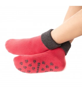 ART. 155 RO020 20-22 RÓŻOWY - SKARPETKI FROTTE ANTYPOŚLIZGOWE