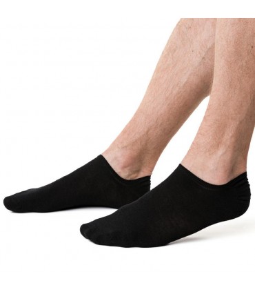 Art. 130 HK004 44-46 CZARNY - STOPKI Z WEŁNY MERINO