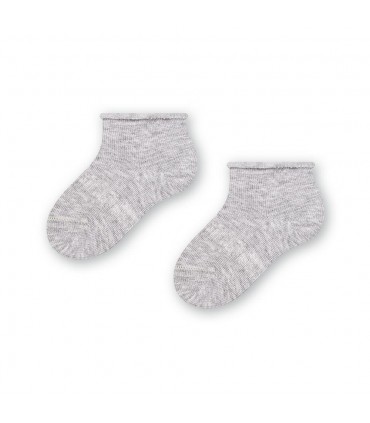 Art.146 HU002 14-16 MELANŻ JASNY SZARY - BEZUCISKOWY ŚCIĄGACZ